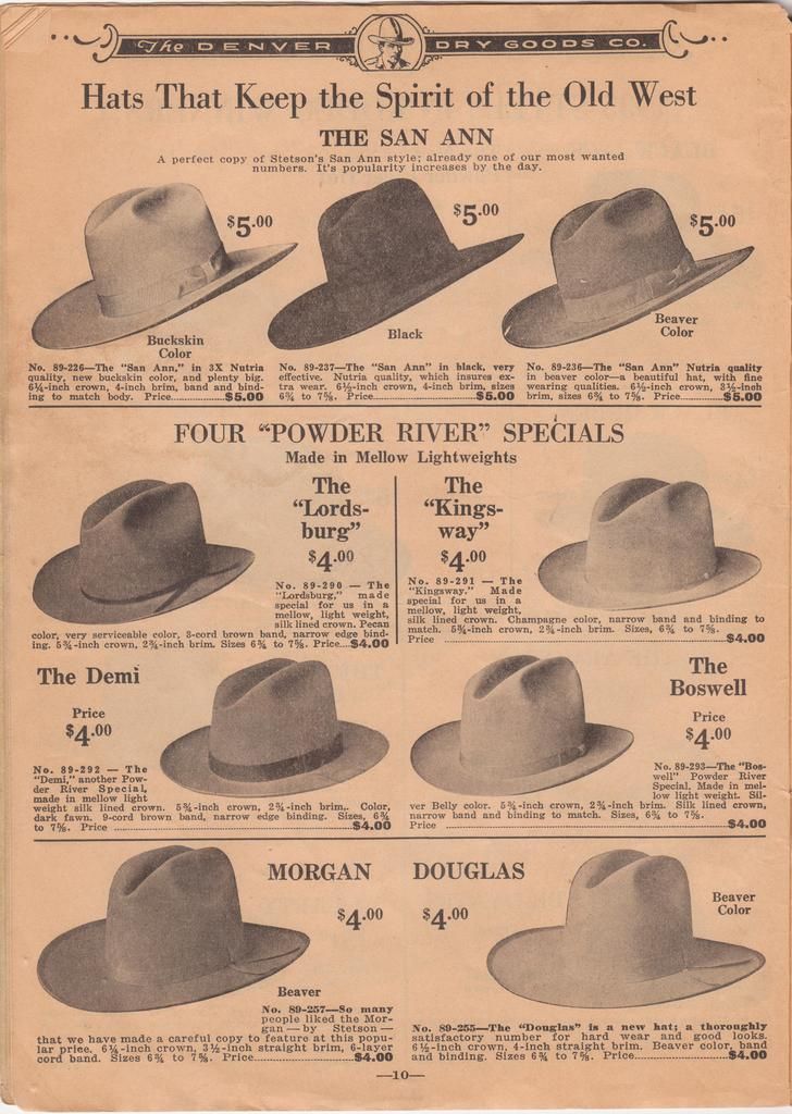 Western Ranch Outfitters / Stockmens Catalogs Page 7 The Fedora Lounge